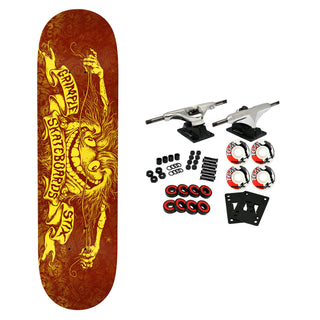 Anti Hero Skateboard Complete Grimple Stix Red 8.25" x 32"
