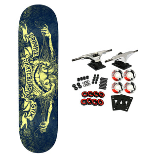Anti Hero Skateboard Complete Grimple Stix Navy 8.5" x 32.25"