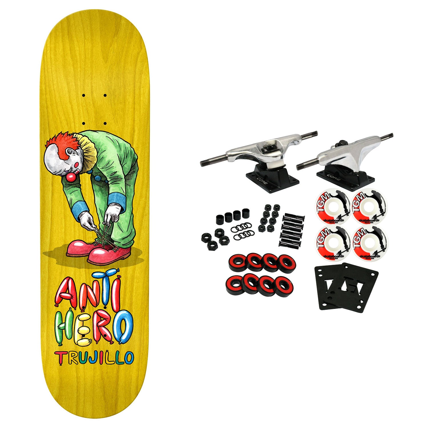Anti Hero Skateboard Complete Trujillo Bozos 8.75