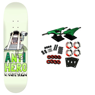Anti Hero Skateboard Complete Austin Kanfoush Anti Intelligence 8.4" x 32"