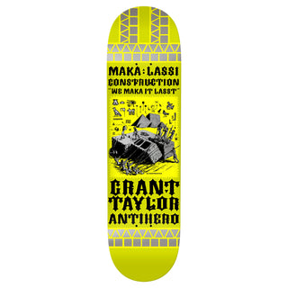 Anti Hero Skateboard Deck GT Makalassi Construction Renovated 8.38" x 32.25"
