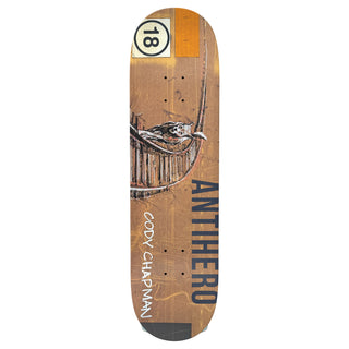 Anti Hero Skateboard Complete Cody Chapman Intermodal Brown 8.5" x 32.18"