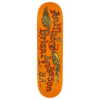 Anti Hero Skateboard Deck Brian Anderson Customs Orange 9.02" x 32.2"