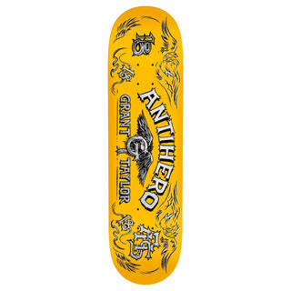 Anti Hero Skateboard Complete Grant Taylor Customs Yellow 8.5" x 31.85"