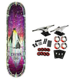 Real Skateboard Complete Chima Cathedral Holographic 8.25" x 32"