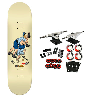 Real Skateboard Complete Double Duty Security True Fit 8.5" x 31.35"