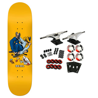 Real Skateboard Complete Double Duty Cops Easy Rider 8.25" x 32"