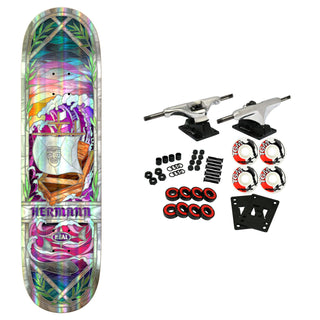 Real Skateboard Complete Hermann Holo Cathedral Full SE 8.38" x 32.18"
