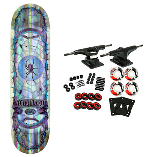 Real Skateboard Complete Hayley Wilson Rainbow Cathedral Holographic 8.06" x 31.3"