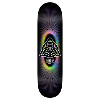 Real Skateboard Complete Zion Power of Threes Easy Rider Black 8.5" x 32.18"