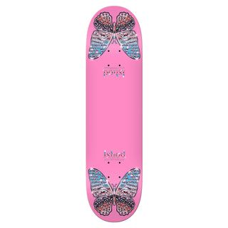 Real Skateboard Deck Ishod Mariposa Chrome Twin Pink 8.25" x 31.8"