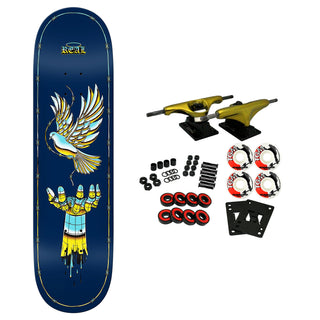 Real Skateboard Complete Team Syntheric Peace 8.5" x 31.85"