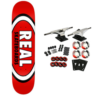 Real Complete Classic Oval Red 8.12" x 31.38"