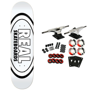 Real Complete Classic Oval White 8.38" x 32.25"