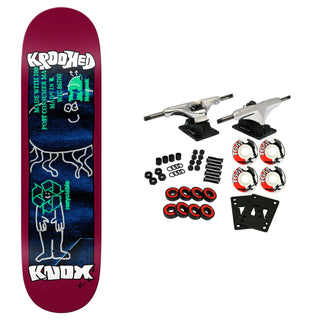 Krooked Skateboard Complete Knox Recycled 8.5" x 32.18"