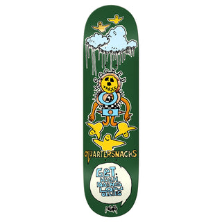 Krooked Skateboard Complete Quarter Snacks Get High Olive 8.25" x 31.5"