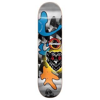 Almost Premium Skateboard Yuri Silver Lining 8.125" Independent Trucks Triclops Wheels