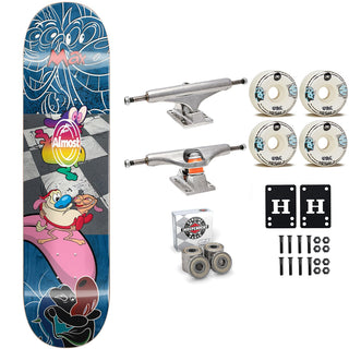 Almost Premium Skateboard Max Ren and Stimpy 8.25" Independent Sml Upgrade