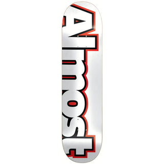 Almost Skateboard Deck Outliner White 8.0" x 31.6"