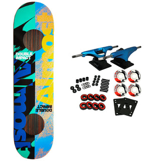 Almost Skateboard Complete Square Peg Double Impact 8.0" x 31.6"