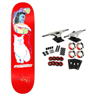There Skateboard Complete Jessyka Bailey Hellow World 8.0" x 30.95"