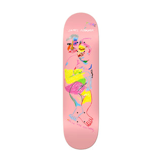 There Skateboard Deck Hi James Full Pink 8.25" x 32.2"