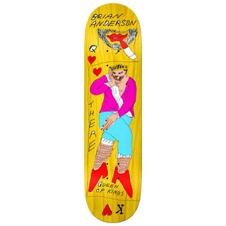 There Skateboard Deck BA Queen of Kings Guest Yellow 8.5" x 31.8"