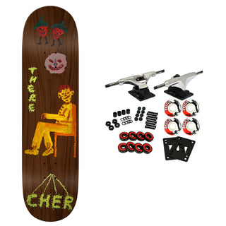 There Skateboard Complete Cher Get Off My Case 8.25" x 31.5"