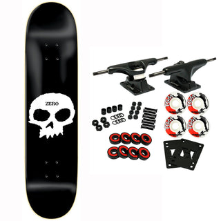 Zero Skateboard Complete Single Skull 7.25" x 29.25" Mini (Youth)