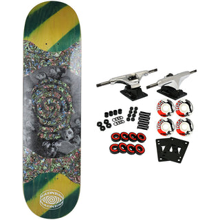 Madness Skateboard Complete Voices Slick Green 8.125" x 32"