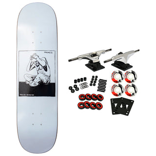 Madness Skateboard Complete Stressed White 8.375" x 31.6"