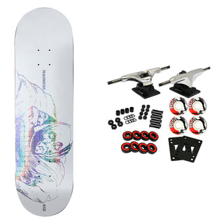 Madness Skateboard Complete Ace Pelka Rumors Impact Light Holo Swirls 8.75" x 32"