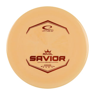 Latitude 64 Disc Golf Royal Grand Savior Putter 4/4/0/3 Peach/Orange 176 grams