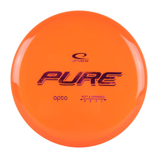 Latitude 64 Disc Golf Opto Pure Putter 3/3/-1/1 Orange/Purple 176 grams