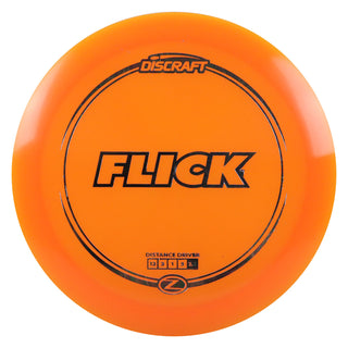 Discraft Disc Golf Z Line Flick Distance Driver 12/3/1/5 Orange/Oil Slick 171g