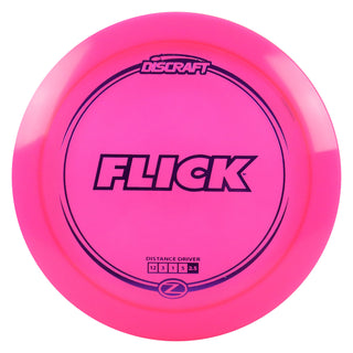Discraft Disc Golf Z Line Flick Distance Driver 12/3/1/5 Hot Pink/Purple 167-169g