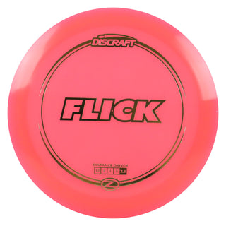 Discraft Disc Golf Z Line Flick Distance Driver 12/3/1/5 Pink/Gold 174g