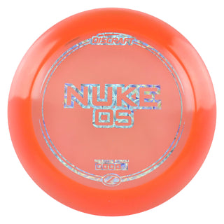 Discraft Disc Golf Z Line Nuke OS Distance Driver 13/4/0/4 Orange/Circle Prisms 173-174g