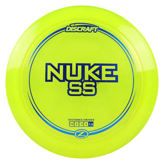 Discraft Disc Golf Z Line Nuke SS Distance Driver 13/5/-3/3 DayGlo/Blue 167-169g