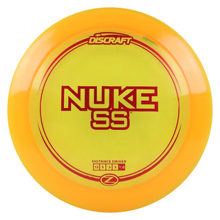 Discraft Disc Golf Z Line Nuke SS Distance Driver 13/5/-3/3 Orange/Red 167-169g