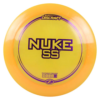 Discraft Disc Golf Z Line Nuke SS Distance Driver 13/5/-3/3 Orange/Purple 173-174g