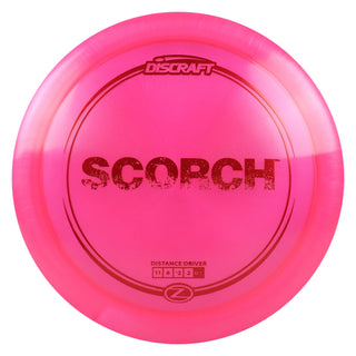 Discraft Disc Golf Z Line Scorch Distance Driver 11/6/-2/2 Pink/Red 170-172g
