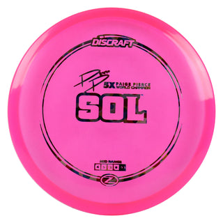 Discraft Disc Golf Paige Pierce Signature Z Line Sol Midrange 4/5/-3/0 Pink/Wonder 164-166g