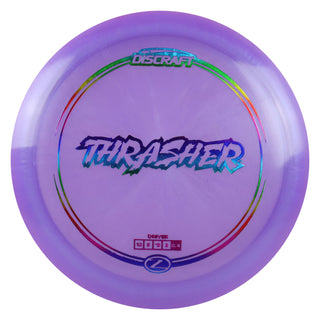 Discraft Disc Golf Z Line Thrasher Distance Driver 12/5/-3/2 Purple/Rainbow 173-174g