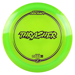 Discraft Disc Golf Z Line Thrasher Distance Driver 12/5/-3/2 Green/Purple 167-169g