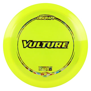 Discraft Disc Golf Z Line Vulture Distance Driver 10/5/0/2 Yellow/Wonder 167-169g