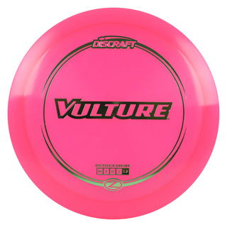 Discraft Disc Golf Z Line Vulture Distance Driver 10/5/0/2 Pink/Olive 164-166g