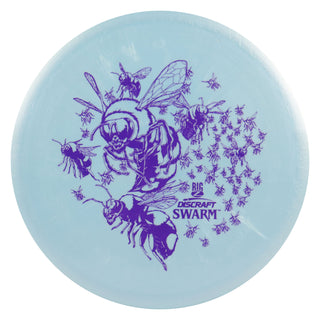 Discraft Disc Golf Big Z Swarm Midrange 5/3/0/4 Light Blue/Purple 177-180g