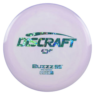Discraft Disc Golf ESP Buzzz SS Midrange Disc 5/4/-2/1 Lavender/Blue Flowers 177-180g