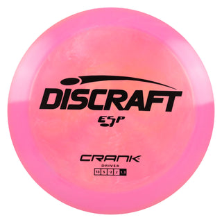 Discraft Disc Golf ESP Crank Distance Driver 13/5/-2/2 Pink Peach/Black 167-169g